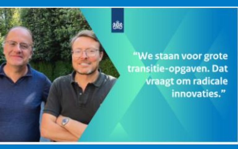 Prins Constantijn (Techleap) en Rinke Zonneveld in een interview