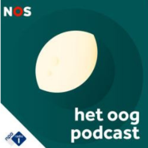 podcast Het oog, met de logo's van NOS en NPO Radio 1.